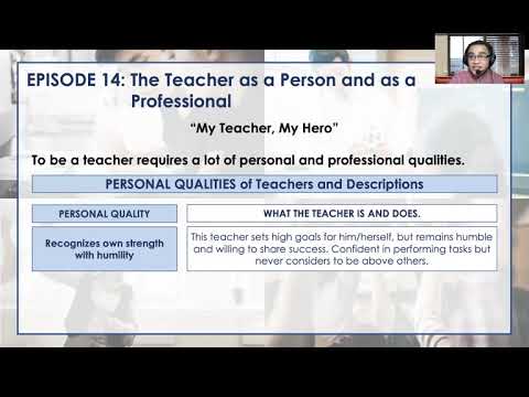 Pedx | Fs1 Episode 14 Teacher As A Person And As A Professional