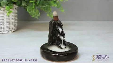 Bamboo Waterfall Backflow Incense Cone Burner | Something Different Wholesale