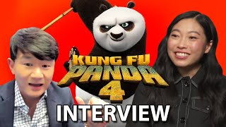 Awkwafina & Ronny Chieng on Preparing to Be a Fox and Fish - Kung Fu Panda 4 Cast Interview