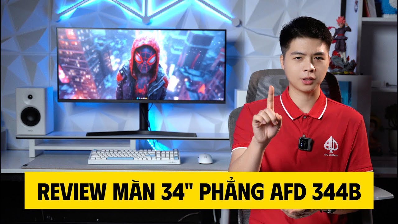 Review màn hình AFD 344B 34 inch phẳng 4K 180hz Fast IPS - YouTube