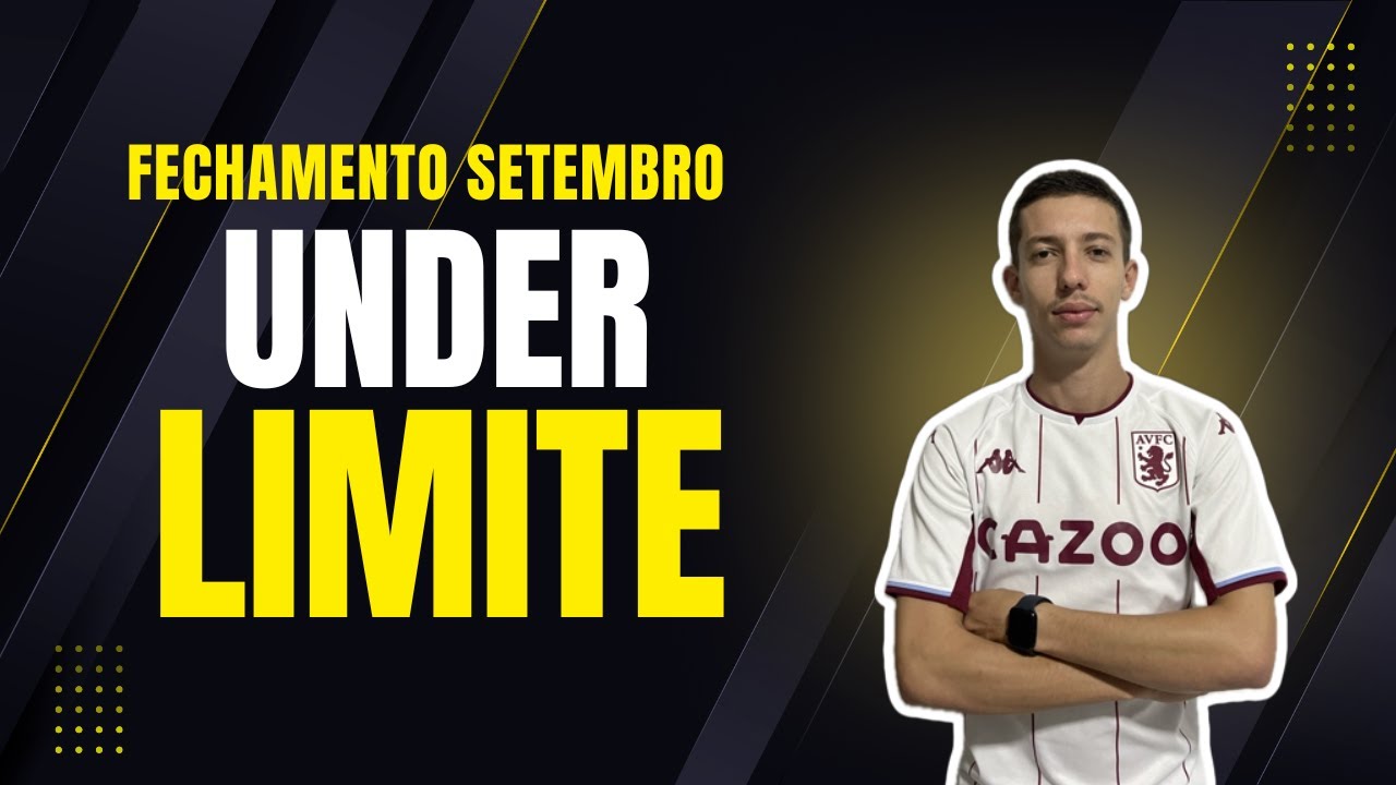 Meus resultados com Under Limite - Fechamento do mês de Setembro