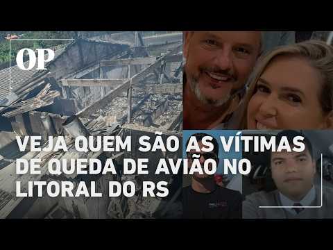 Veja quem são as vítimas de queda de avião em Capão da Canoa, litoral do RS