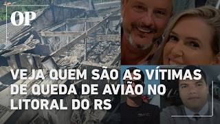Veja quem são as vítimas de queda de avião em Capão da Canoa, litoral do RS