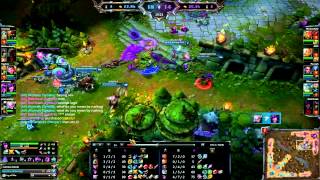 Syndra Pulling Blue Buff into Enemy Base