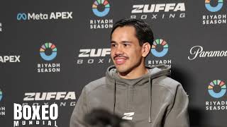 Misael Rodríguez analiza su victoria por TKO en #ZuffaBoxing1 | Conferencia post pelea