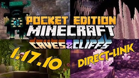 [1.17.10]Caves and Cliffs Update for Minecraft Pocket Edition || MCPE Latest Version || Crunchy 2.0