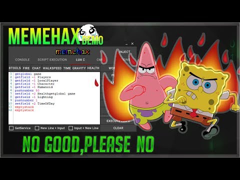 NEW ROBLOX EXPLOIT: MEMEHAX DEMO (Patched) LUA C SCRIPT EXECUTOR!