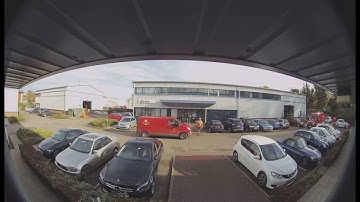 Hikvision DS 2CD63C2F IVS 12MP External Fisheye Camera