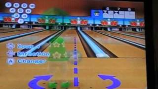 Wii sports resort - Bowling : another 300 game