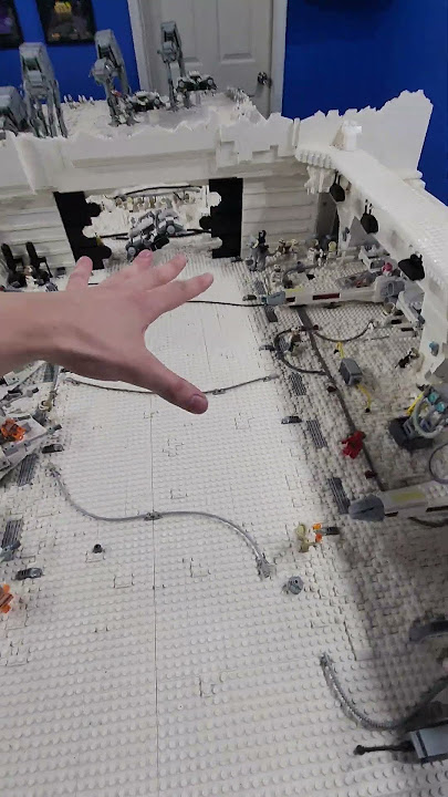LEGO Star Wars MASSIVE Hoth Base - Better then any LEGO Hoth Set!! #lego