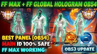 FF Max + FF GLOBAL 3D Hologram Config File | OB54 Free Fire Enemy Location Hack | 3D Hologram File