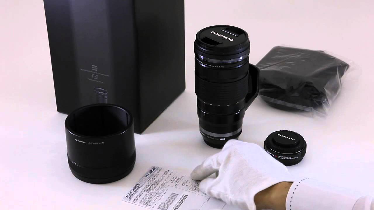 M.ZUIKO DIGITAL ED 40-150mm F2.8PRO 開封の儀 - YouTube
