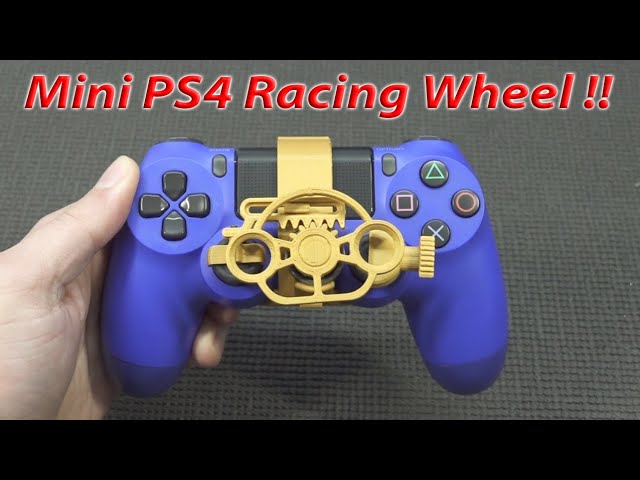 Gaming Racing Wheel Mini Steering Game Controller For Sony Playstation PS4  3D Printed Accessories - AliExpress