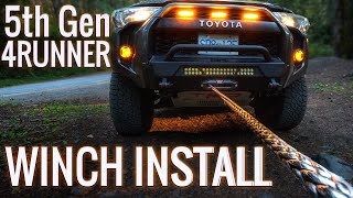 Winch Install - 5th Gen 4Runner - Warn Evo 10s