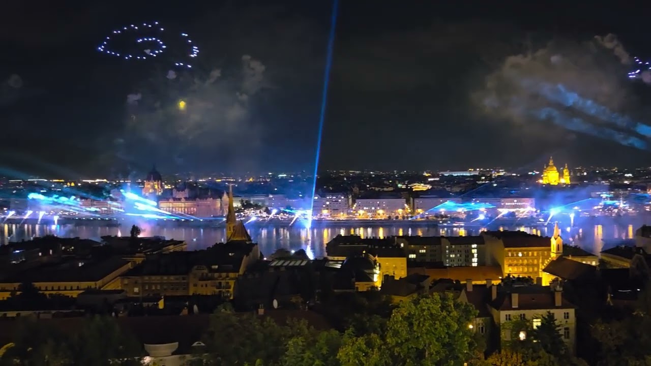 Fireworks in Budapest, August 20, 2025