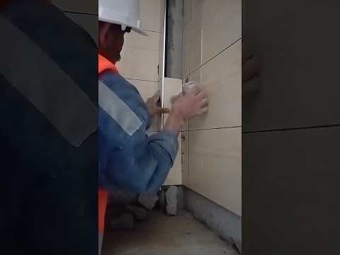 تركيب السيراميك على الزوايا المعدنيه بسهوله 