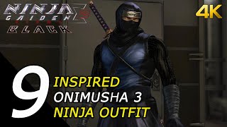 NINJA GAIDEN SIGMA 2 BLACK 4K 60fps & Inspired Ninja Outfit from Onimusha 3 (MOD) - Chapter 9