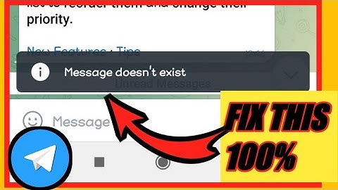 How To Fix Message Doesn