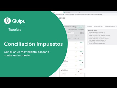 Video: Cómo Conciliar Impuestos