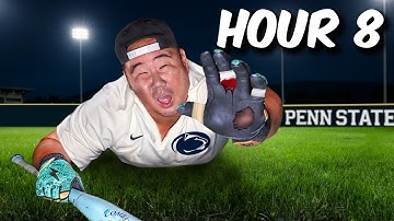 Kan ik een echte D1-honkbalproefwedstrijd overleven?