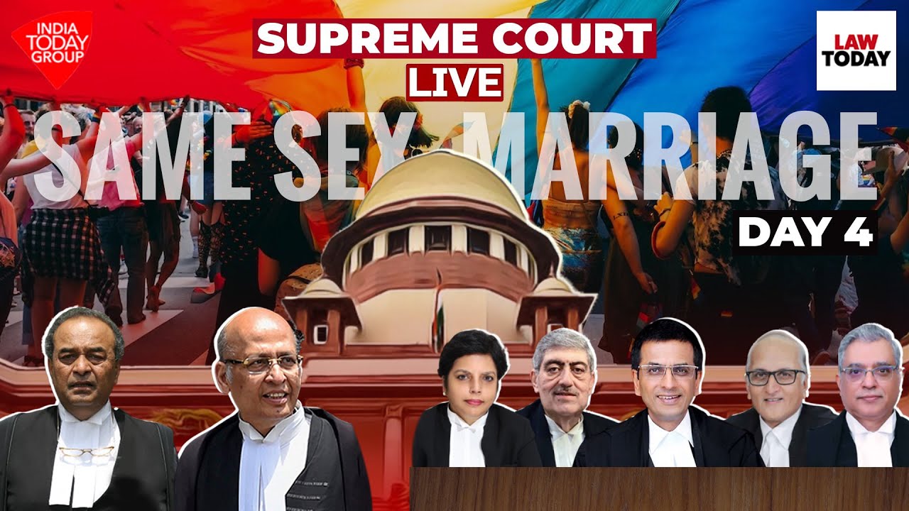 Supreme Court Live | Legal recognition for same sex marriage | CJI ...