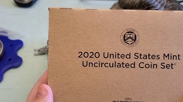 Mailcall: US Mint Unboxing 2020 P And D Uncirculated Coin Set