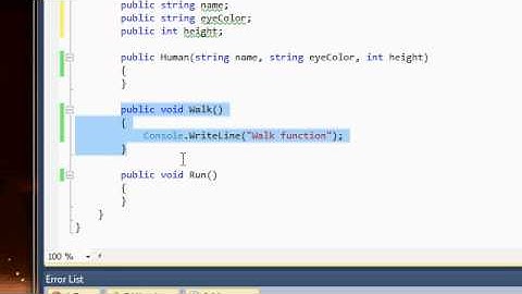 XNA Game Development 09 - Accessing Functions