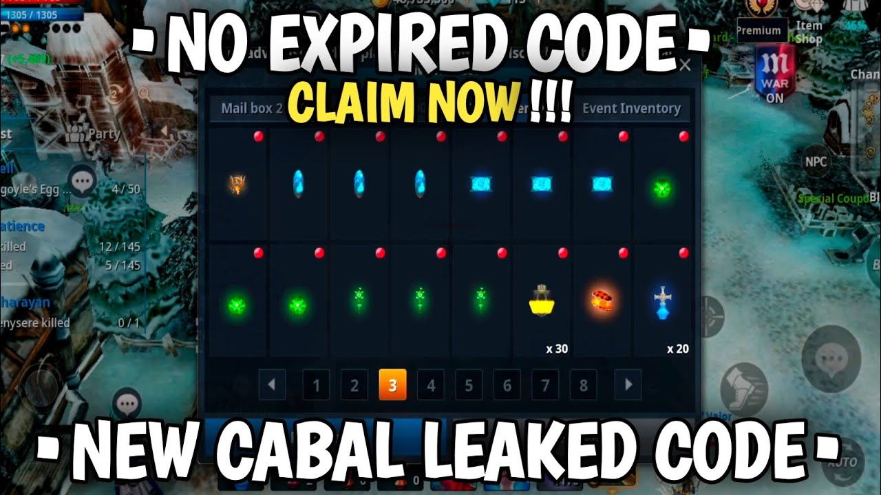 🔥New CABAL INFINITE COMBO REDEEM CODE | #cabalinfinitecombo - YouTube