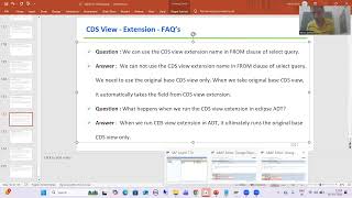91 - ABAP on HANA - CDS View - Extension - FAQ's 91 - ABAP on HANA - CDS View - Extension - FAQ's