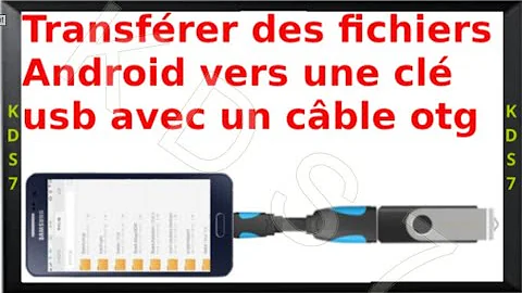 Comment copier une clé USB sur une tablette Samsung ?