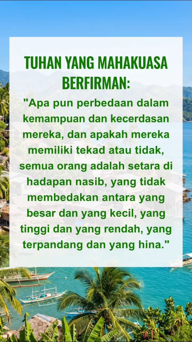 Firman Langsung dari Tuhan