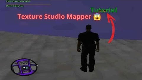 (Texture Studio Mapeamento) Tutorial Mapeando e Adicionando Na GM(samp)