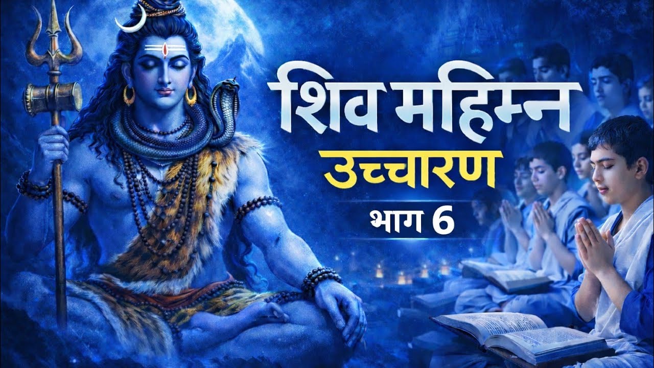 शिव महिम्न स्तोत्र पाठ सरल तरीके से करना सीखें   