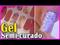 Uñas de GEL en MINUTOS!!⏰ con PARCHES de SEMI-CURADOS 😍 SOFT GEL y RUBBER System / Parte 2