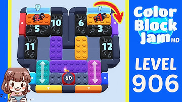 Color Block Jam Level 906 Solution Walkthrough