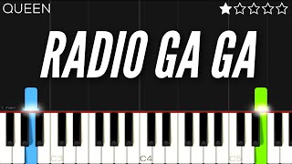 Queen - Radio Ga Ga | EASY Piano Tutorial Resimi