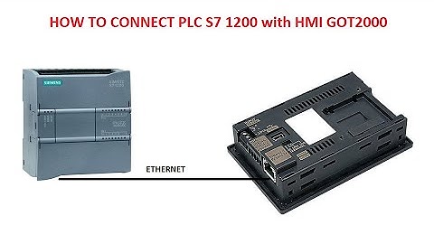 How To Connect Between GOT2000 HMI With S7 1200 PLC | Industrial Communication