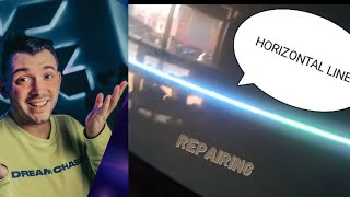 horizontal line in crt tv | how to repair horizontal line in crt tv