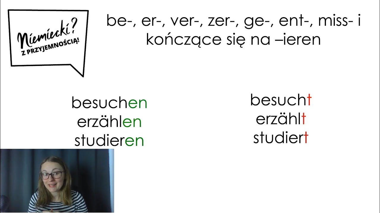 Czas Przeszły Perfekt Niemiecki ćwiczenia Online