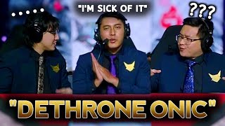 This ID Caster wants other teams to "DETRHONE ONIC" from number 1 spot | AURA vs ONIC