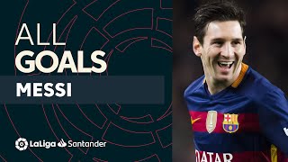 TODOS los GOLES de MESSI en LALIGA 🌟