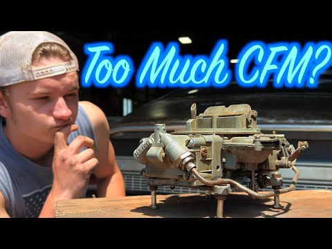 Your CARBURETOR is TOO big! or is it?