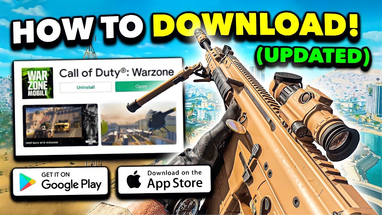 HOW TO DOWNLOAD WARZONE MOBILE on iOS/Android! UPDATED Easy