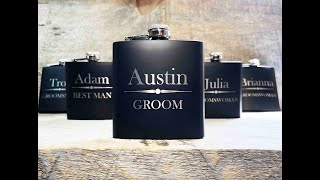 Custom Engraved Metal Flasks