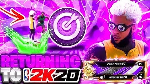 I FINALLY RETURNED TO NBA 2K20 ON MY LEGEND OFFENSIVE THREAT W/OVERPOWERED JUMPSHOT!