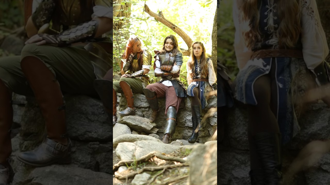 “So nothing bad happened?” - fantasy version with @halcybella and @Dajackies ⚔️✨🐓