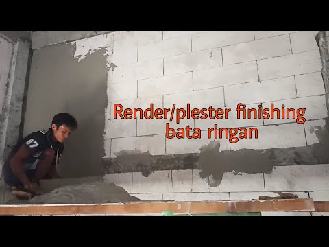 Video: Perbedaan Antara Rendering Dan Plesteran