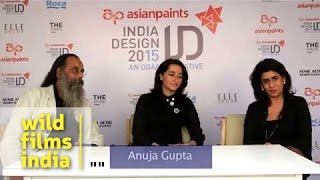 Anuja Gupta, the founder of 'Apartment 9' speaks at India Design 2015