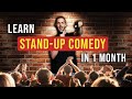 Learn stand up comedy in 1 month  maxs monthly challenge