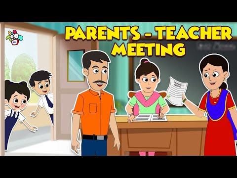 Parents Teacher Meeting | PTM | Hindi Stories | Hindi Cartoon | हिंदी कार्टून | Puntoon Kids